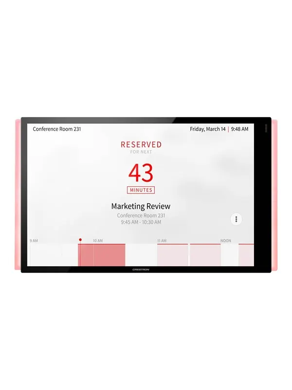 Crestron Electronics Crestron Room Scheduling Touch Screen TSS-1070-B-S-LB KIT - room manager - Bluetooth 802.11a/b/g/n/ac - smooth black - Max - recommended for