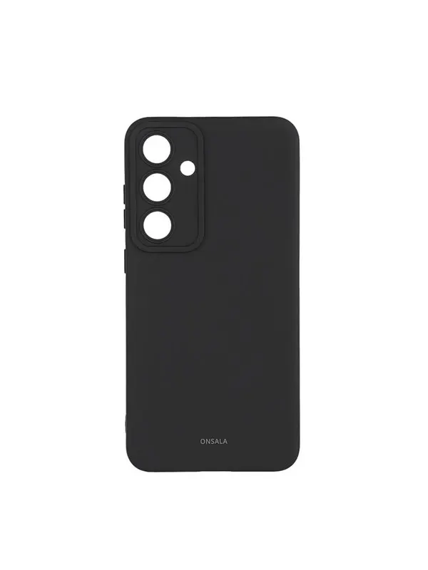 ONSALA Phone Case with Silicone Feel Black - Samsung S24+ 5G