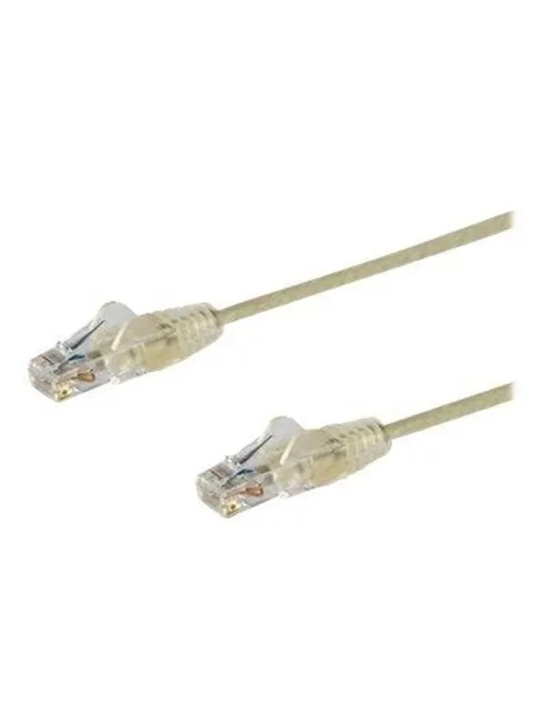 StarTech.com 1m CAT6 Cable - Grey Slim CAT6 Patch Cord - Snagless - LSZH - patch cable - 1 m - grey - Grå - 1m