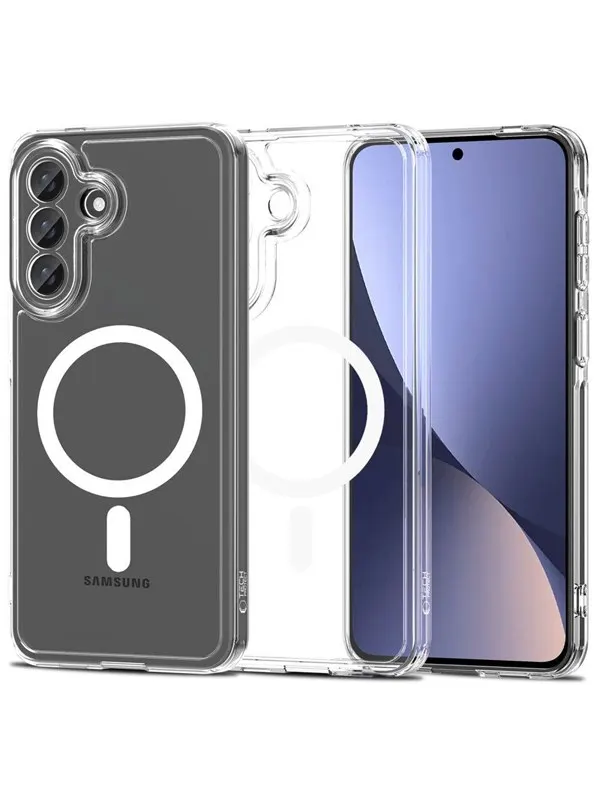 Tech-Protect FlexAir Hybrid MagSafe Case for Samsung Galaxy A57 5G - Transparent
