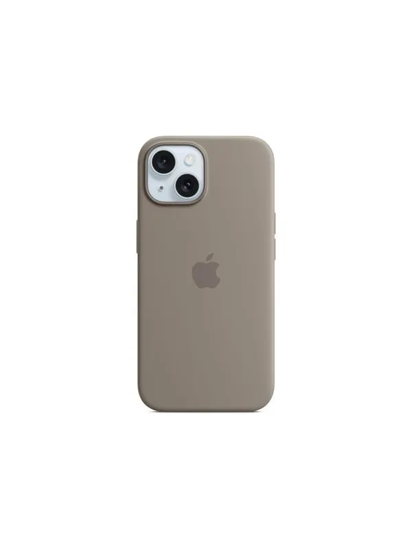 Apple iPhone 15 Silicone Case with MagSafe - Clay