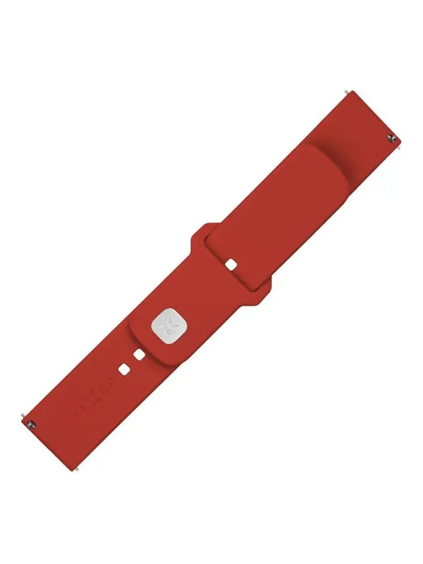 FIXED Silikonrem för Smartwatch Universal 20 mm Röd