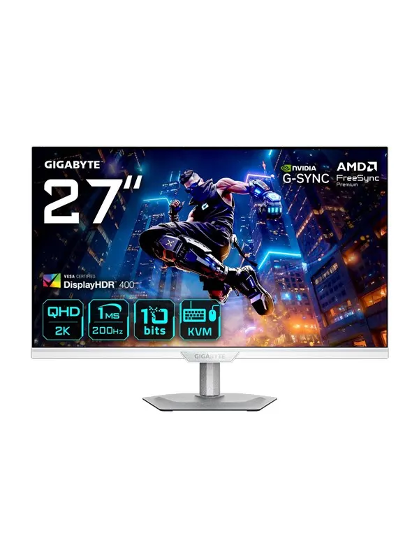 27" GIGABYTE M27Q2 QD - 2560x1440 (QHD) - 210Hz - IPS - 18W USB-C - KVM switch