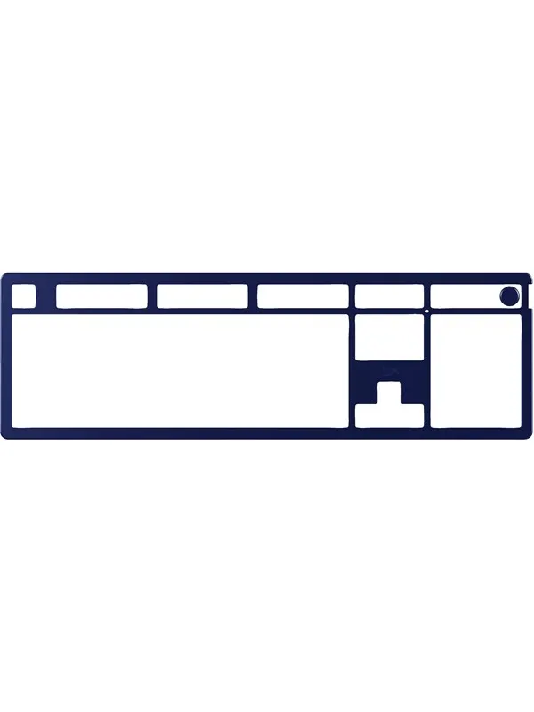HyperX Alloy Rise (100%) - Top Plate - Navy Blue - Gaming Tangentbord - Blå