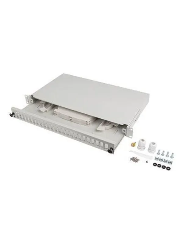Lanberg patch panel - 1U - 19" - 24 x SC duplex / 24 x LC quad