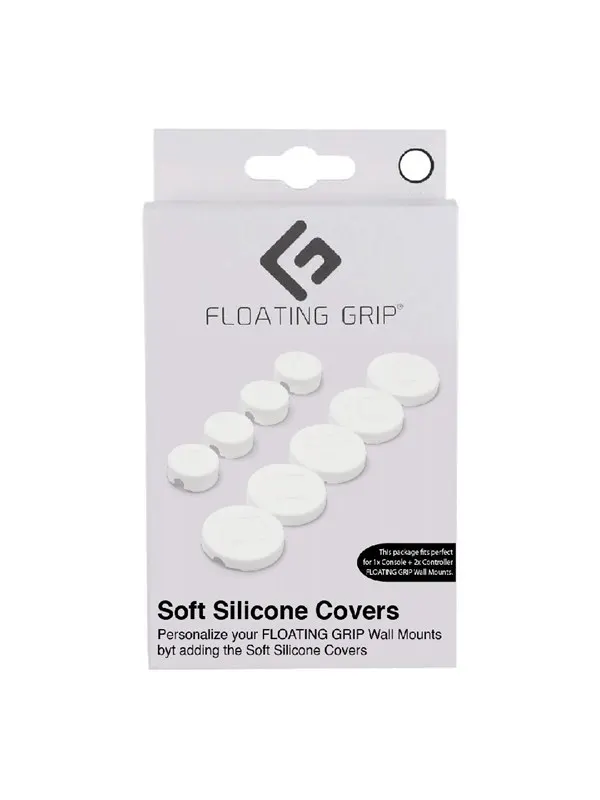 Floating Grip Wall Mount Covers (White)