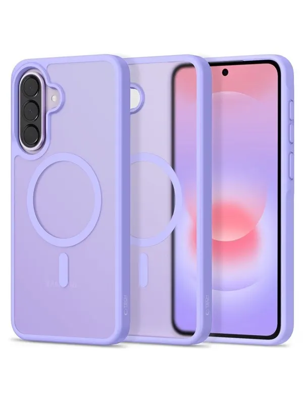Tech-Protect Magmat MagSafe Case for Samsung Galaxy A57 5G - Purple Matte