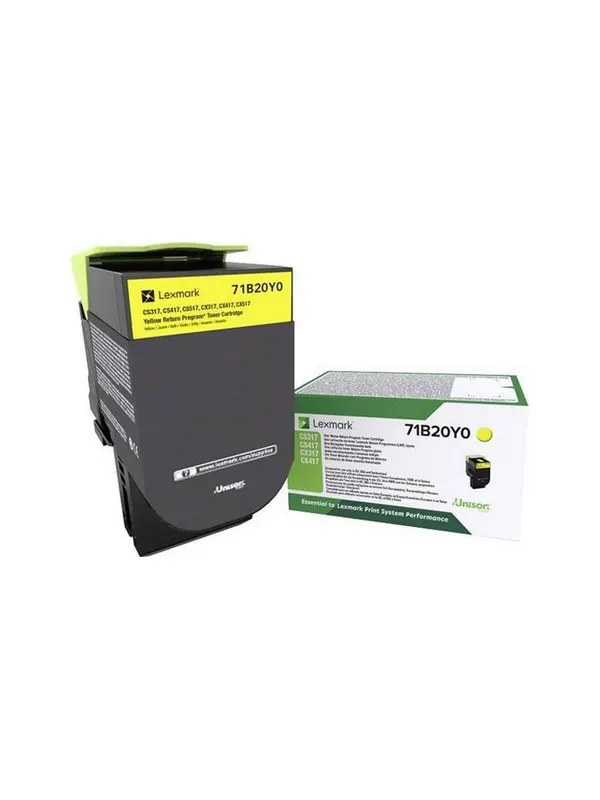 Lexmark 71B20Y0 / Yellow Return Program Toner