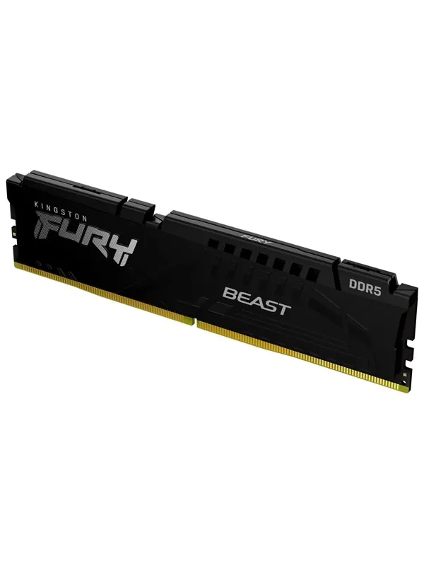 Kingston FURY Beast DDR5-5600 - 32GB - CL40 - Single Channel (1 pcs) - AMD EXPO & Intel XMP - Svart