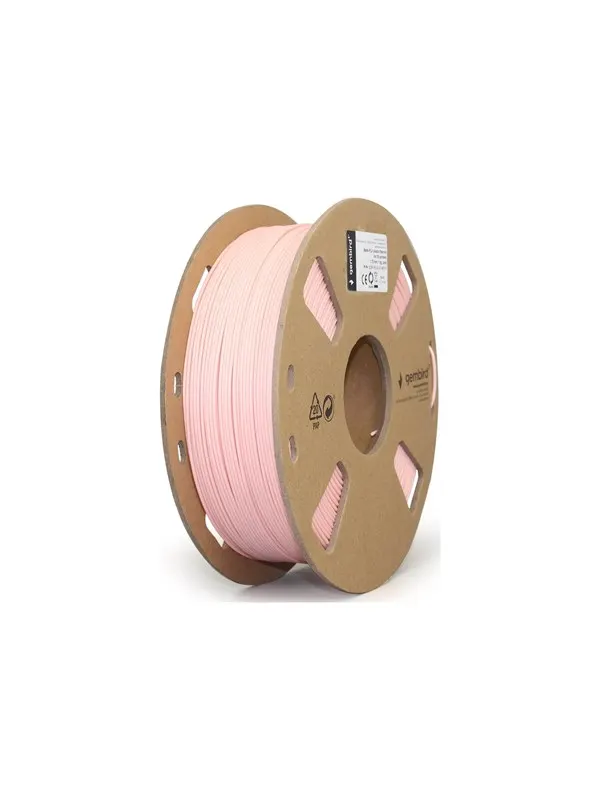 Gembird PLA Matt filament - Ljusröd - 1.75mm ø - 1 kg