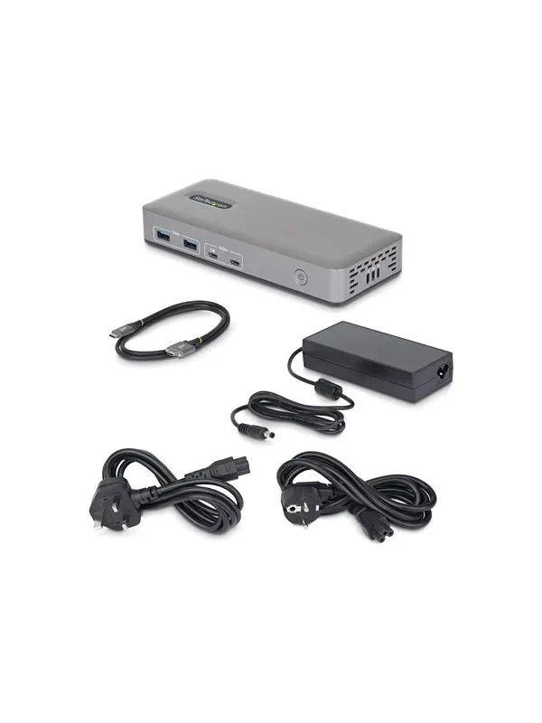 StarTech.com - docking station - USB-C 3.2 Gen 2 - 2 x DP HDMI - 1GbE