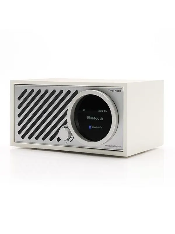 Tivoli Audio Model ONE Digital + Gen3 - Vit &amp; Silver - DAB/DAB+/FM - Vit/silver