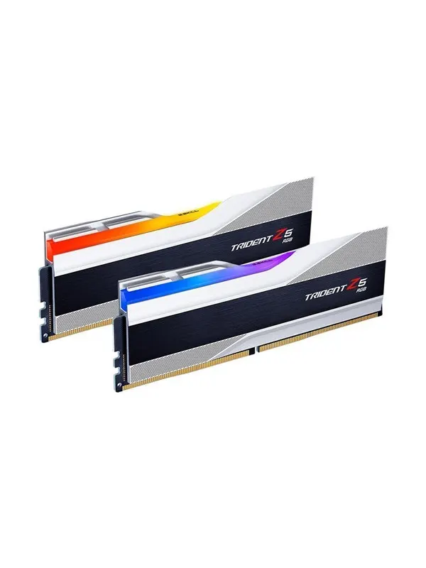 G.Skill Trident Z5 RGB DDR5-7200 - 32GB - CL34 - Dual Channel (2 pcs) - Intel XMP - Silver med RGB