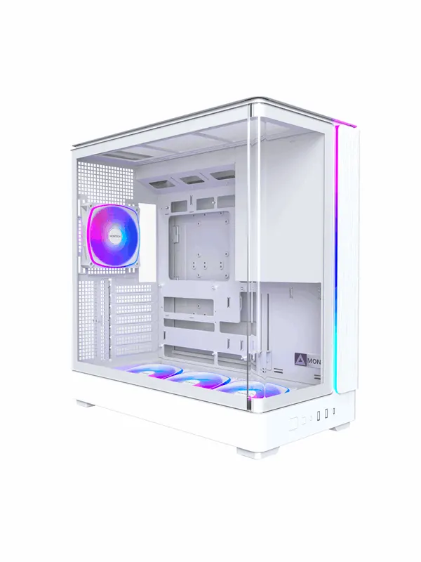 Montech King 45 Pro White - Chassi - Miditower - Vit