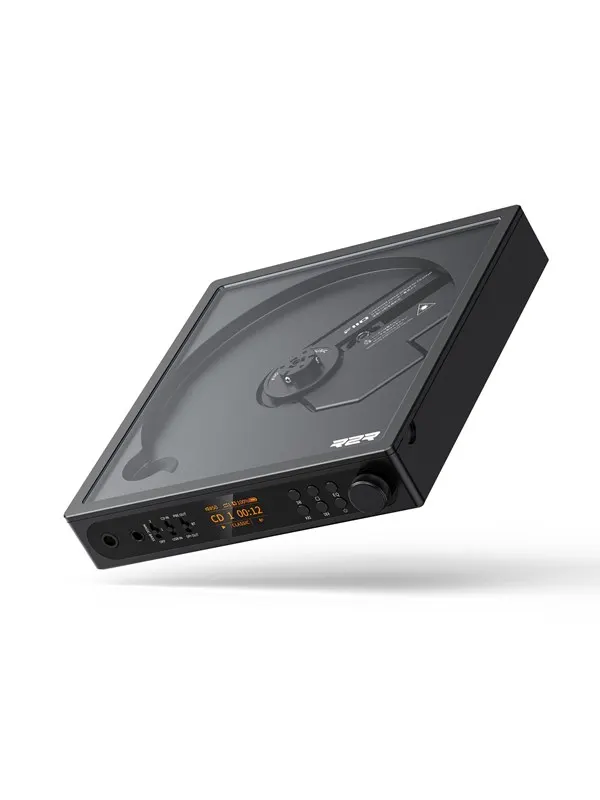 FiiO DM15 R2R - Portable CD Player - 24-Bit R2R DAC - Bluetooth - Black