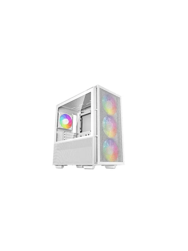 DeepCool CH560 WH - Chassi - Miditower - Vit