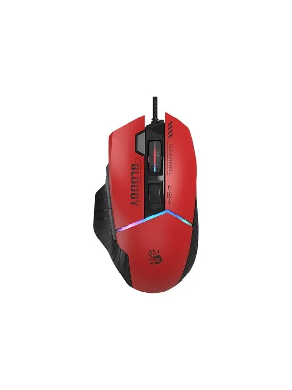 A4Tech Bloody W95 Max Sports - Mouse - Optic - 8 knappar - Röd