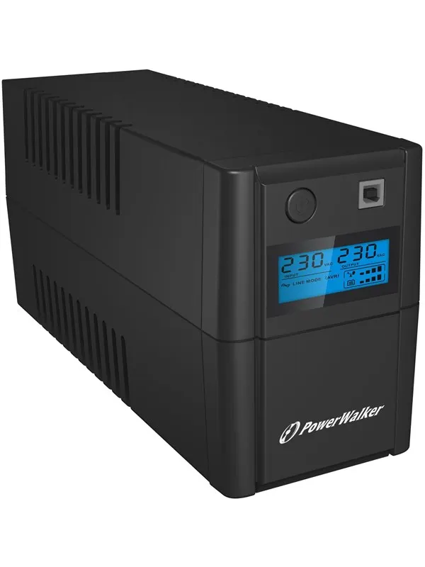 BlueWalker 10120092 - PowerWalker VI SHL - 850VA/480W - Line Interactive UPS