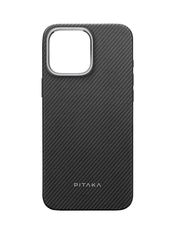 PITAKA Military-Grade Protective Case Black/Grey Twill - iPhone 16 Pro Max