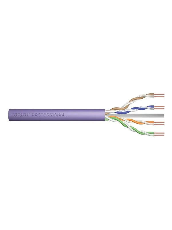 DIGITUS CAT 6 U-UTP Installation Cable - 100m - Lila - 100m