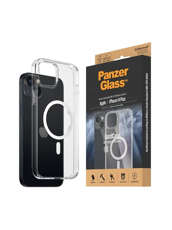 PanzerGlass HardCase MagSafe Compatible Apple iPhone 14 Plus | Clear