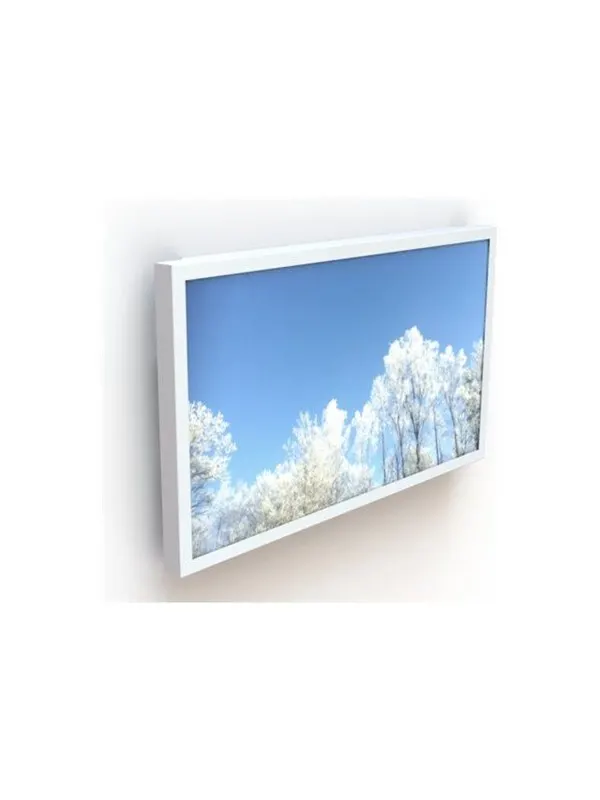 HI-ND Touch mounting kit - for digital signage LCD panel - portrait - white - Max - recommended for 43"