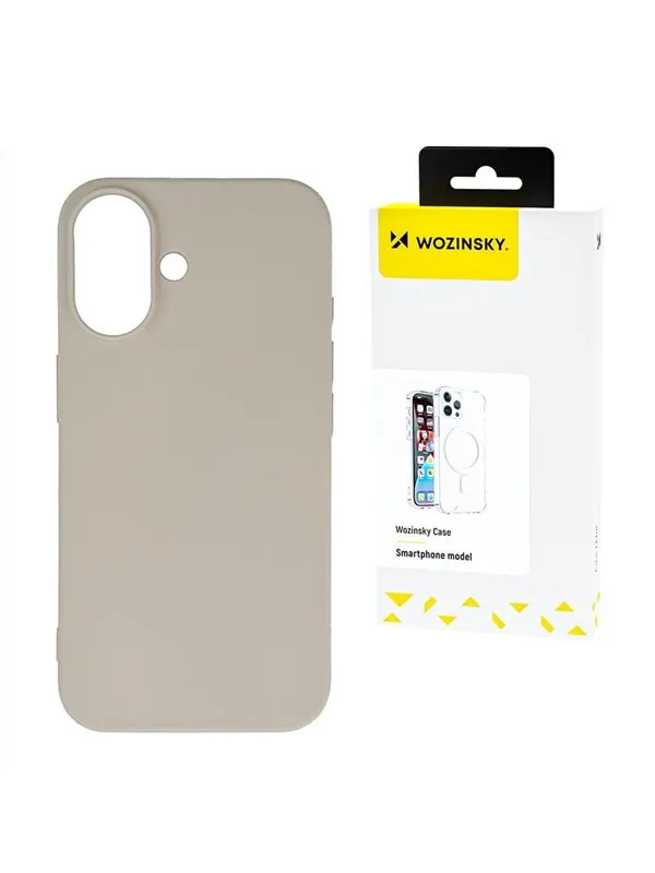 Wozinsky Silicone Case for Samsung Galaxy S25+ - Beige