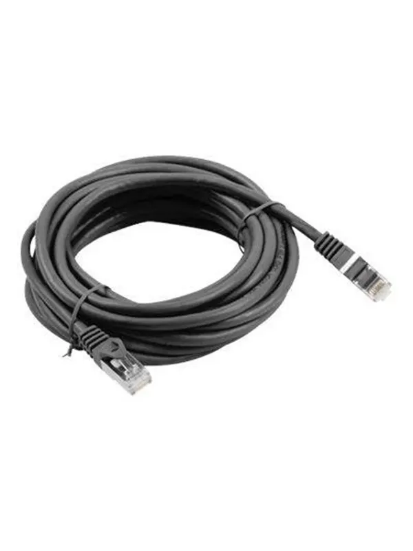 Lanberg patch cable - 5 m - black RAL 9004 - Svart - 5m