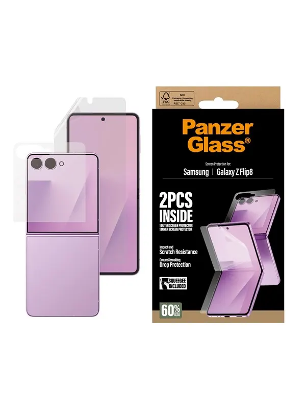 PanzerGlass Screen Protector Samsung Galaxy Z Flip8 | Glass &amp; Film
