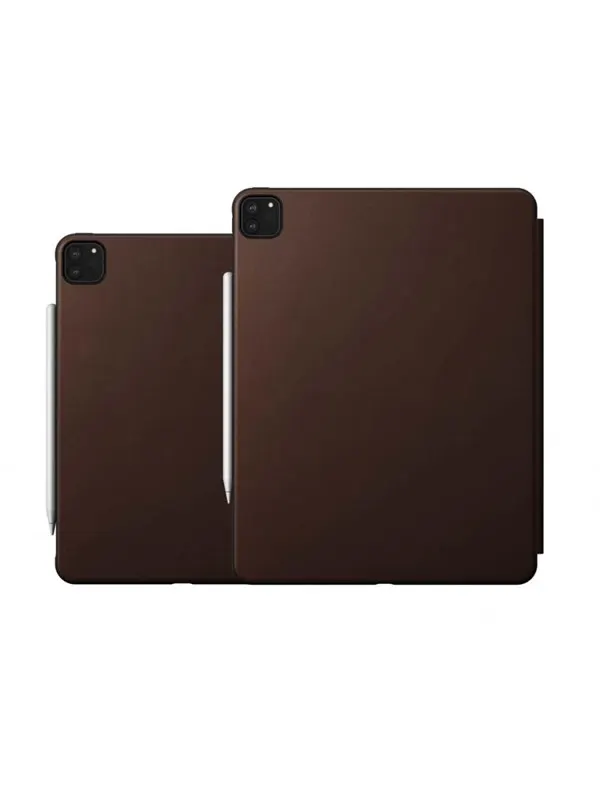Nomad - Rugged Folio - iPad Pro 11 (4th Gen) | Rustic Brown Leather