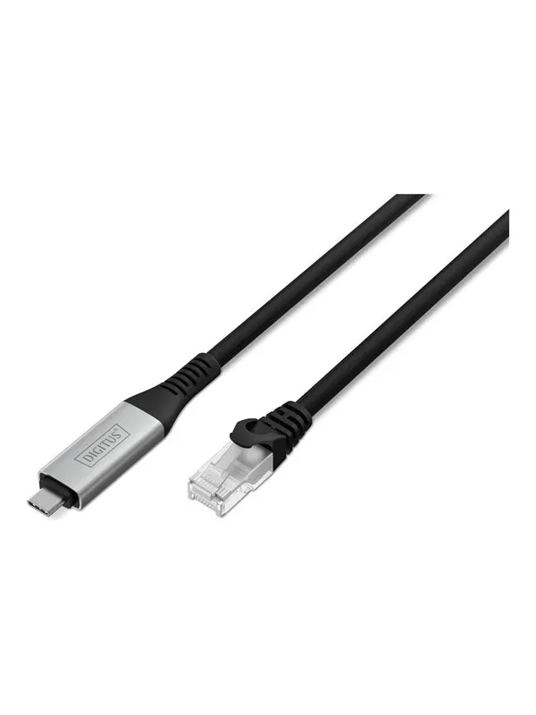 DIGITUS network cable - black - Svart