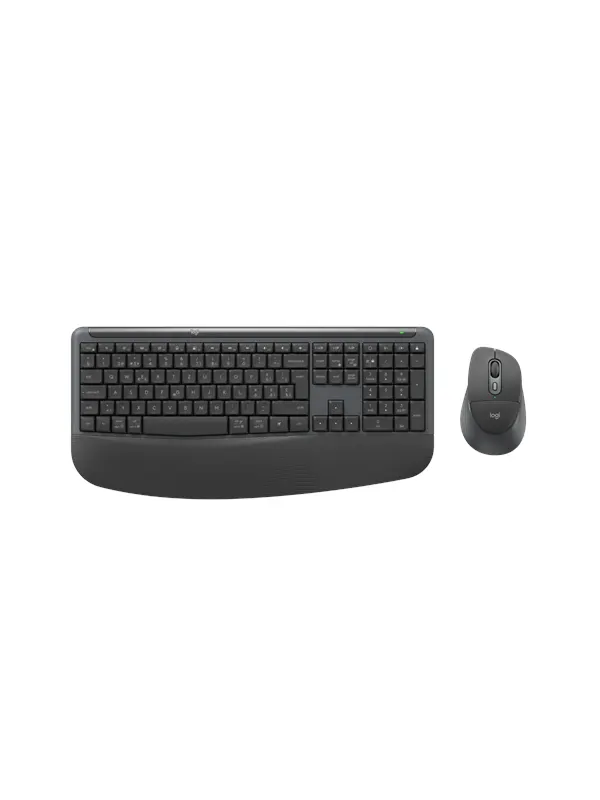 Logitech Signature Comfort Plus Combo MK880 for Business (Graphite) - Tastatur & Mus set - Schweizisk - Grå