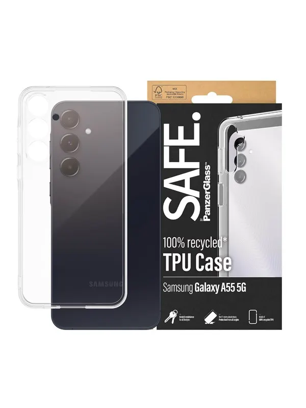 SAFE by PanzerGlass TPU Case Samsung Galaxy A55 5G | Transparent