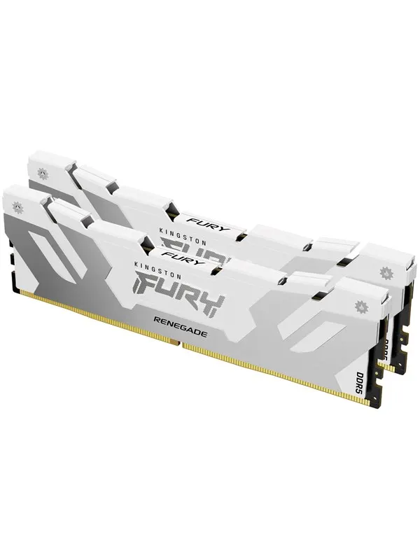 Kingston FURY Renegade DDR5-8400 - 48GB - CUDIMM för Intel - CL40 - Dual Channel (2 pcs) - Intel XMP - Vit