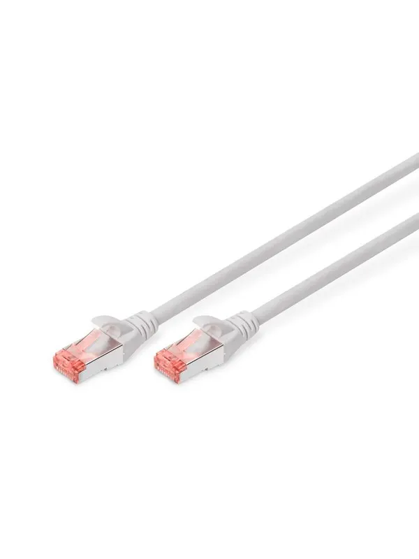 DIGITUS CAT 6 S-FTP Patch Cord - 0.25m - Grå - 0.25m