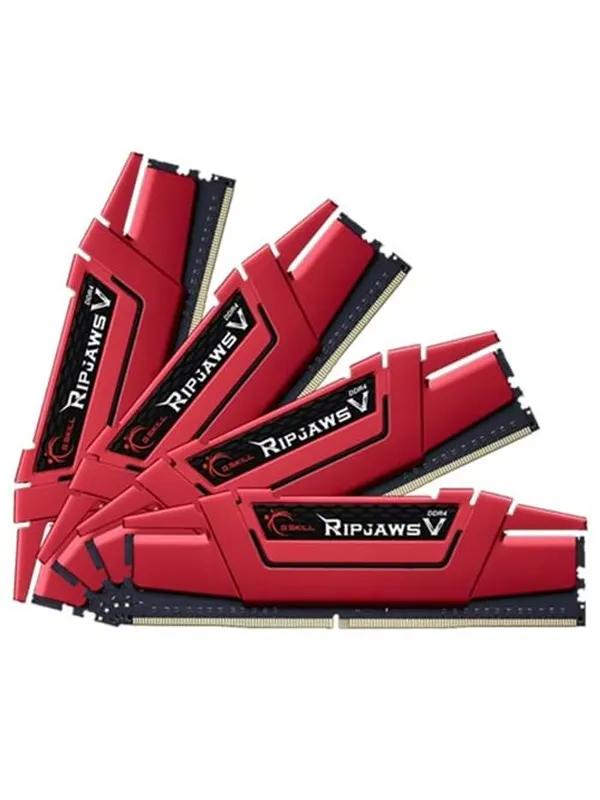G.Skill Ripjaws V DDR4-2133 - 16GB - CL15 - Quad Channel (4 pcs) - Intel XMP - Röd