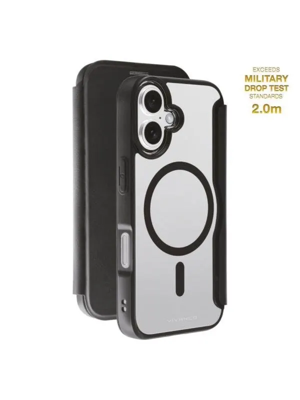 Vivanco Mag Wallet for iPhone 16 - Black