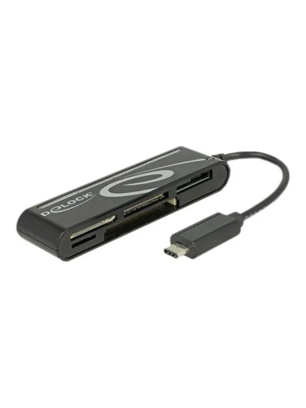 DeLOCK USB 2.0 Card Reader USB Type-C male 5 Slots