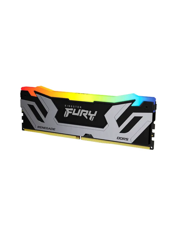 Kingston FURY Renegade RGB DDR5-8400 - 24GB - CUDIMM för Intel - CL40 - Single Channel (1 pcs) - Intel XMP - Svart med RGB
