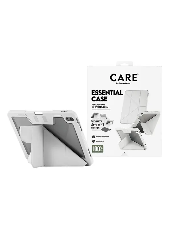 CARE by PanzerGlass Essential Case Light Grey iPad Air 11" (2024-2026)
