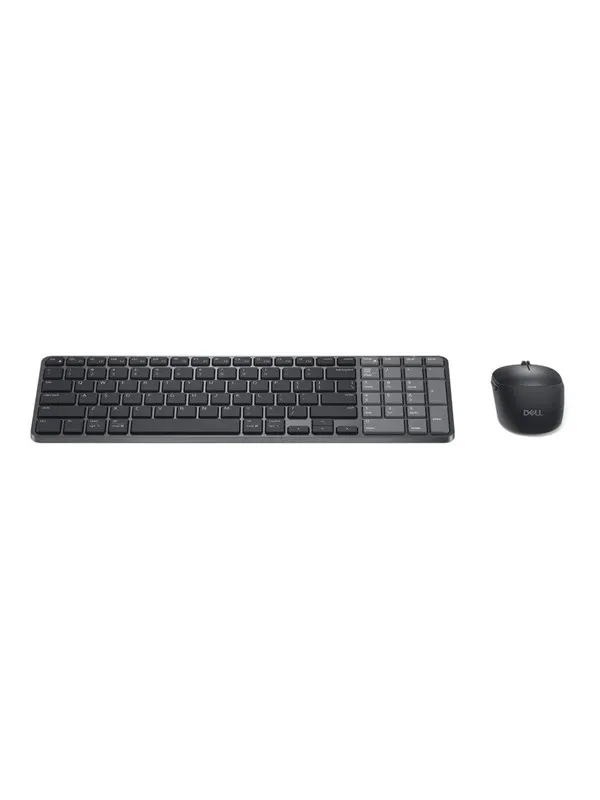 Dell Pro 7 KM746 - keyboard and mouse set - rechargeable compact - QWERTY - Spanish - black Input Device - Tastatur & Mus set - Spanska - Svart