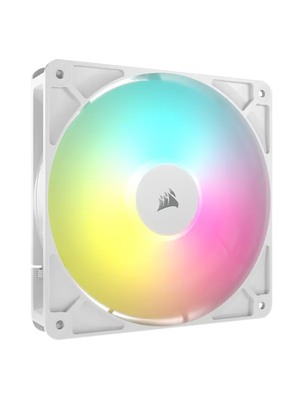 Corsair RS140 ARGB - Chassi fläkt - 140mm - Vit med RGB-ljus - 36 dBA