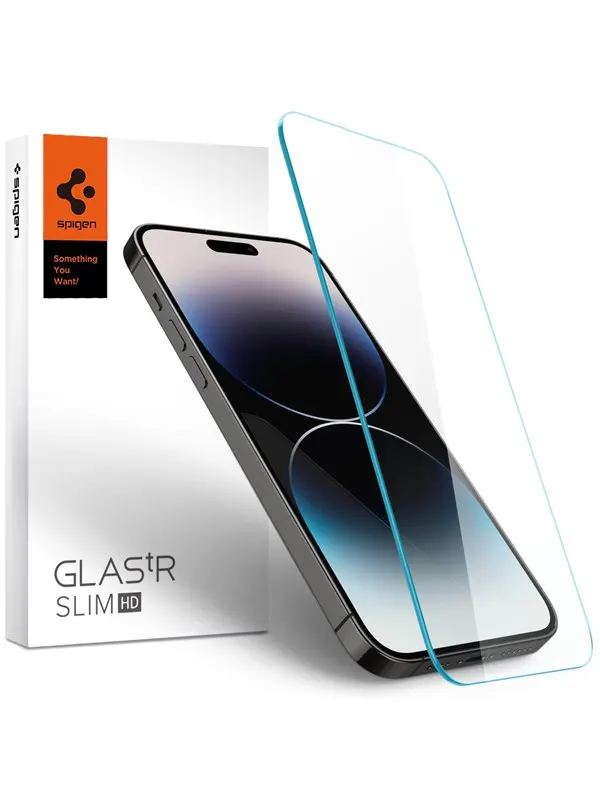 Spigen Glass tR Slim HD 1 Pack - Transparency Sensor Protection - iPhone 14 Pro Max