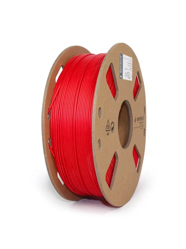 Gembird PLA filament - Röd - 1.75mm ø - 1 kg