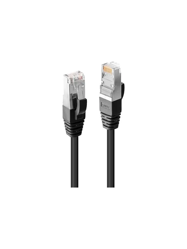 Lindy Premium patch cable - 7.5 m - black - Svart - 7.5m