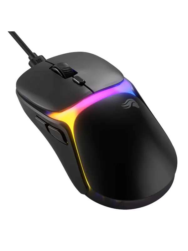 Glorious Model O3 Wired - Gamingmus - Optic - 6 knappar - Svart
