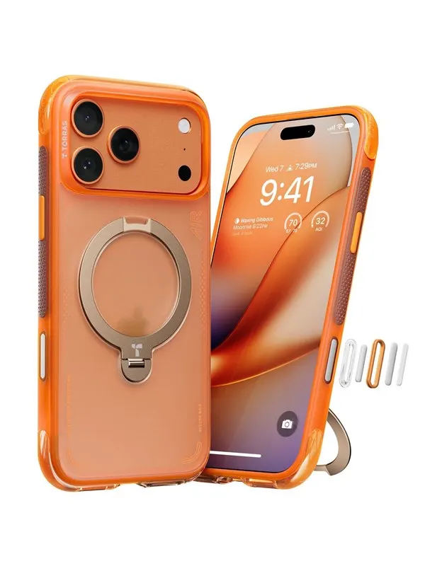 Torras Ostand Q3 Air - horizon orange - iPhone 17 Pro