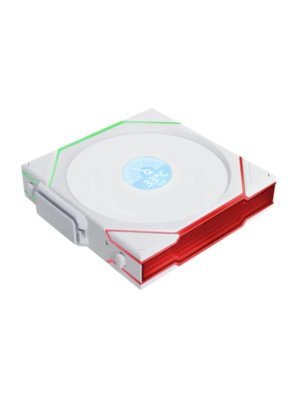 Lian Li UNI FAN TL Wireless LCD Reverse - Chassi fläkt - 120mm - Vit - 33 dBA
