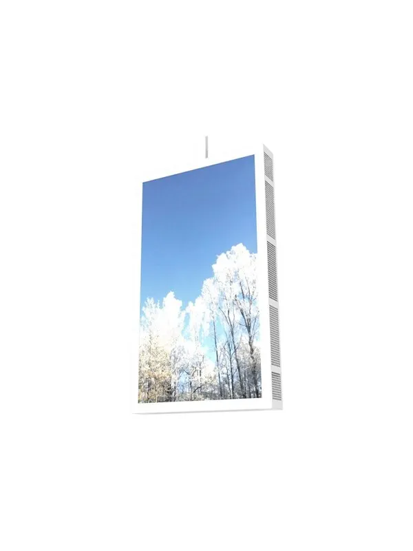 HI-ND mounting kit - portrait - for digital signage LCD panel - white - Max - recommended for 55"
