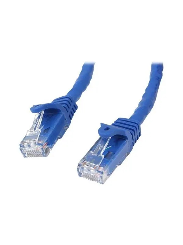 StarTech.com Gigabit Snagless RJ45 UTP Cat6 Patch Cable Cord - patch cable - 5 m - blue - Blå - 5m